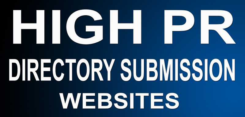 High PR Web Directory Submission Sites List 2019