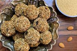 High Protein Popped Amaranth Energy Balls | Rajgira Laddu - Rachna cooks