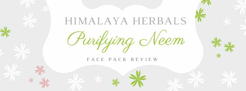 Himalaya Herbals Face Pack Review