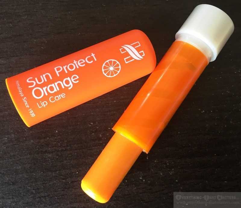Himalaya Herbals Sun Protect Orange Lip Care Review | Everything-That Matters