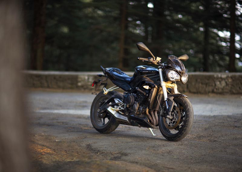 Himalayas On A Triumph Street Triple
