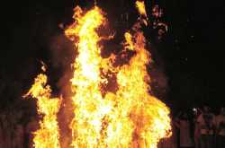 Holi - Burning the demon