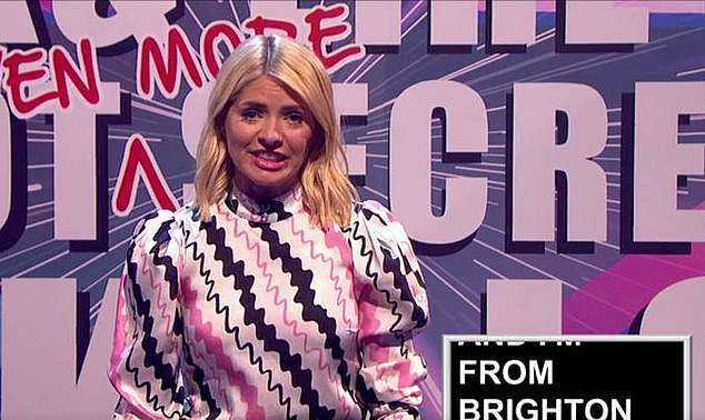Holly Willoughby Unveils Her Unusual Party Tricks As She Drives A Cocktail Stick Above Her Nose And Turns Her Eyelids Completely