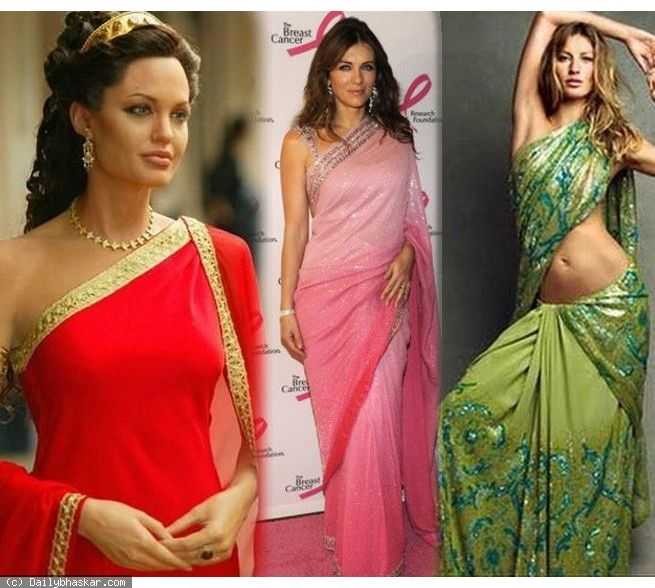 Hollywood Stars Embraced In Indian Grace | Universal Appeal Of Saree