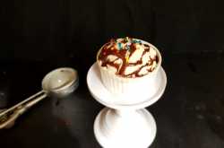 home-made ice cream, from scratch.