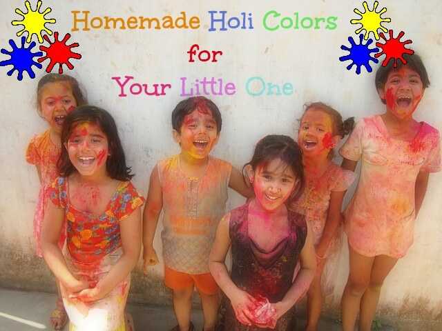 Homemade Holi Colors For Your Little One