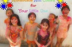 Homemade Holi Colors for Your Little One