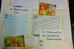 Homeschool - Disciplic Succession - Parampara Worksheet for 4-5 yr old 