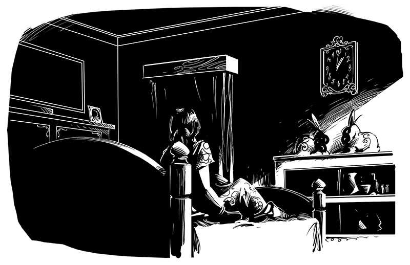 Horror Magazine Illustrations