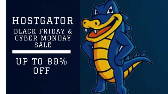 Hostgator Black Friday & Cyber Monday Sale 2018- 80% Off