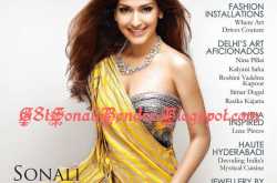 hot sonali bendre on hi! living mag cover(aug 2011)