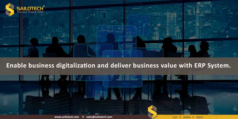 How ERP System Plays An Important Role In Digital Transformation.