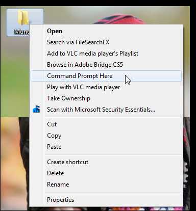 How To Add "Command Prompt Here" Menu In Folder Right Click Menu