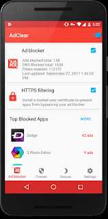 How To Block Ads Using Adclear Non Rooted Android Phones.