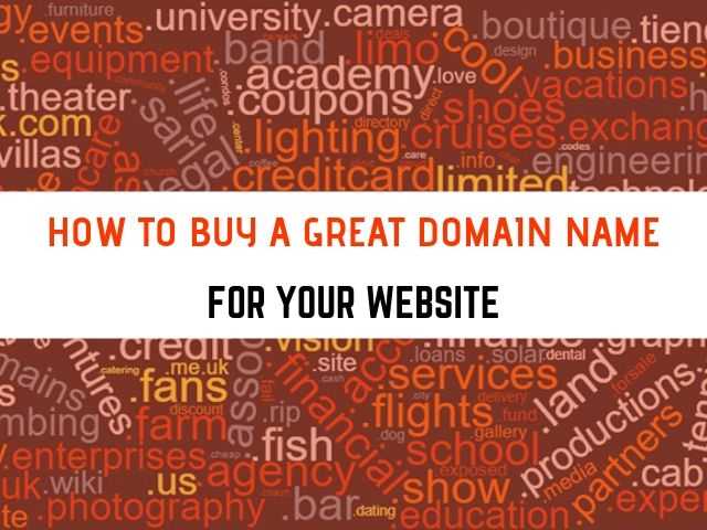 How To Buy A Great Domain Name For Your Website? - DigitalNuisance