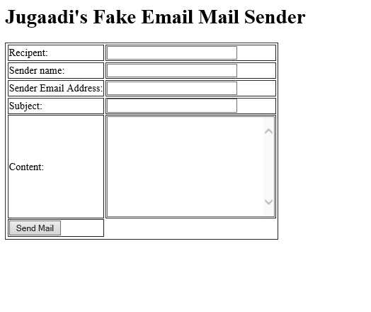 How To Create Fake E-mail Sender