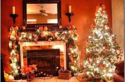 How To Decorate A Fireplace Without A Mantle Ideas Awesome House In How To Decorate A Fireplace Without Mantle For Christmas