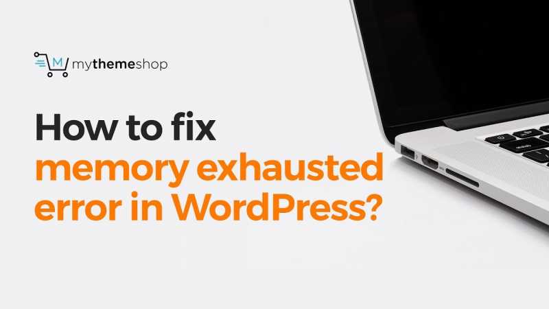 How To Fix WordPress Memory Exhausted Error By Increasing PHP Memory Limit - MyThemeShop