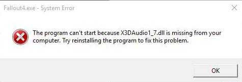 How To Fix X3DAudio1_7.dll Is Missing In Windows 10 - Windows 10 Free Apps