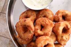 How To Make South Indian Style Medu Vada (Lentil Fritters | Chillu Garelu) Recipe