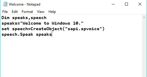 How To Play Voice Message On Each Startup In Windows 10