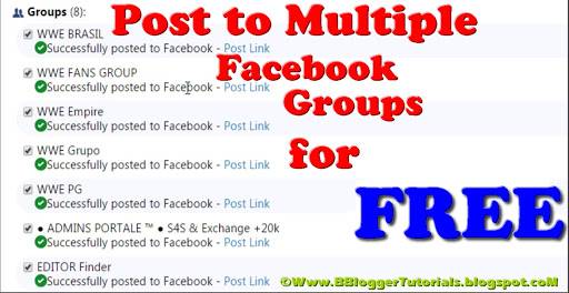 How To Post To Multiple Facebook Groups For FREE