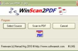 How To Save Scanned Documents as a PDF File (WinScan2PDF 1.10)