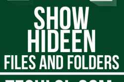 How To Show Hidden Files And Folders In windows8