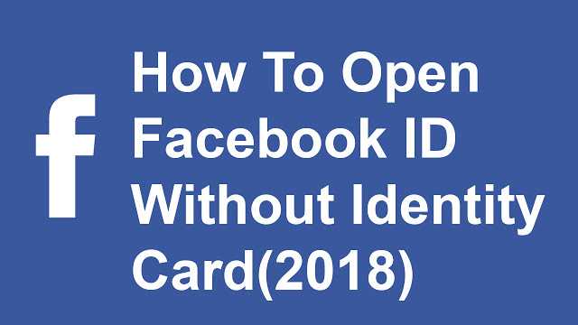 How To Unblock/Open Facebook Id Without Proof (2018)- Editz & Tricks