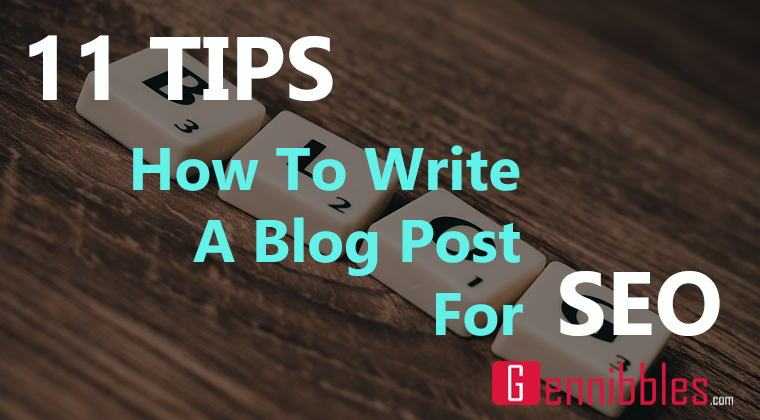 How To Write A Blog Post For SEO [Infographic]