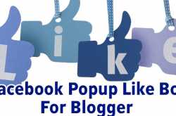 How to Add Facebook Popup Like Box to Blogger Blogs