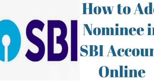 How To Add Nominee In SBI Account Online