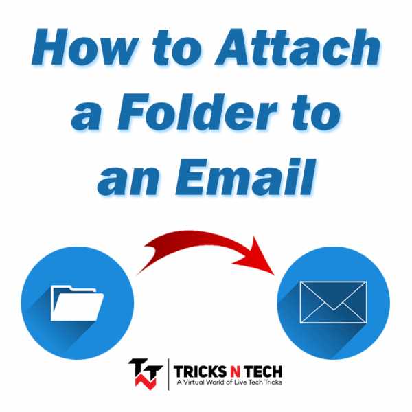 How To Attach A Folder To An Email - Tricks N Tech