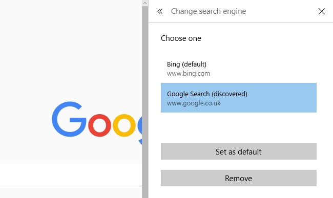 How To Change Microsoft Edge To Search With Google Instead Of Bing
