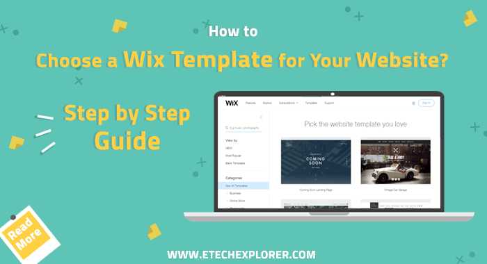 How To Choose A Wix Template For Your Website - Step By Step Guide