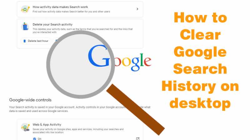 How To Clear Google Search History On Desktop - How2db.com