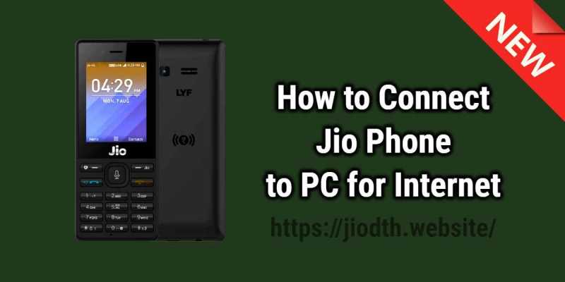 How To Connect Jio Phone To PC For Internet? | USB Tethering