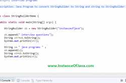 How to Convert string to StringBuilder and vise versa in Java