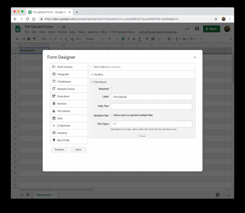 How To Create Forms That Allow File Uploads To Google Drive