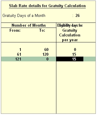 How To Creating Gratuity Pay Head For Payroll In Tally?
