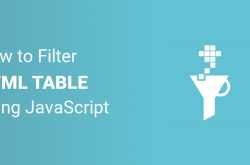 How to Filter an HTML Table Using JavaScript (Search on the HTML Table)