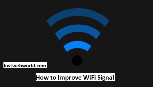 How To Improve WiFi Signal (Boost WiFi Signal)