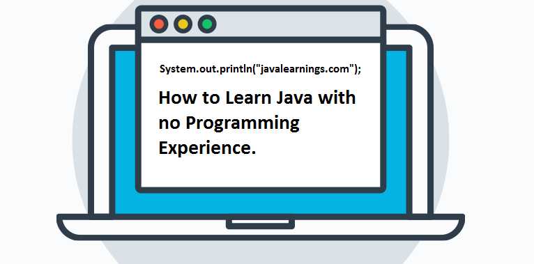 How To Learn Java With No Programming Experience · Java Learnings