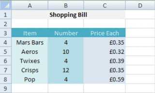 How To Merge Cells - M. S. Excel Tutorials - Science Tutor