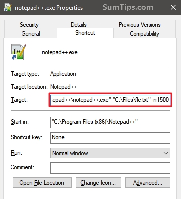 How To Open File At A Specific Line Number In Notepad++