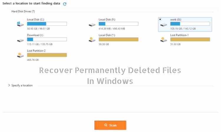 How To Recover Permanently Deleted Files In Windows - Lameseheep