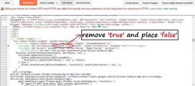 How To Remove Powered By Blogger - Attribution Widget ?