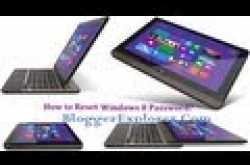 how to reset your windows 8 forgotten password without using any software?