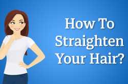 How to Straighten Hair with A Hair Dryer - Yes, Really!