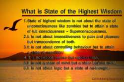 How to be Established in State of Highest Wisdom